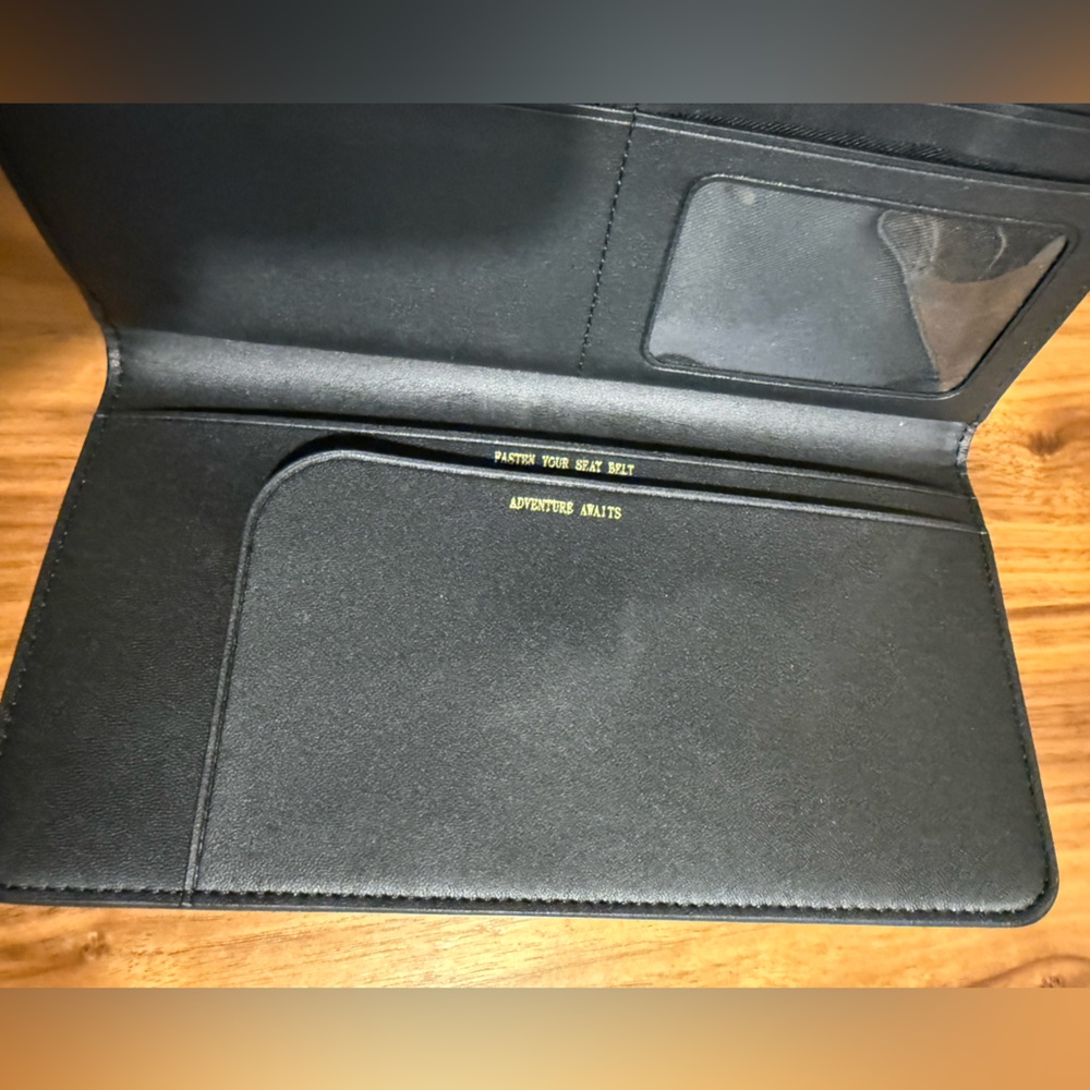 Coach Dark Brown Travel Envelope Wallet - Picture 6 of 13